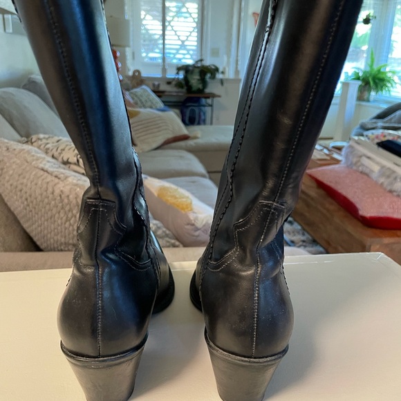 Franco Sarto black western style boots - Picture 3 of 4